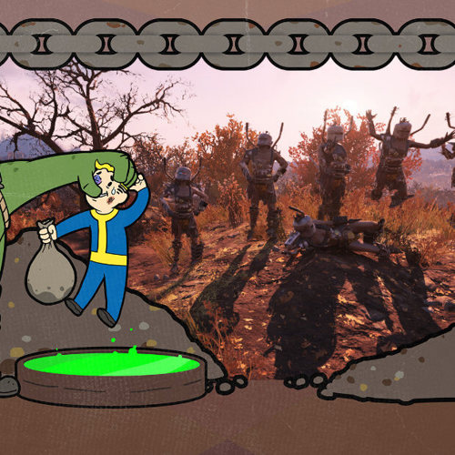 Showing off the new Super Mutant attire